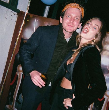 Samara Weaving with her husband Jimmy Warden.